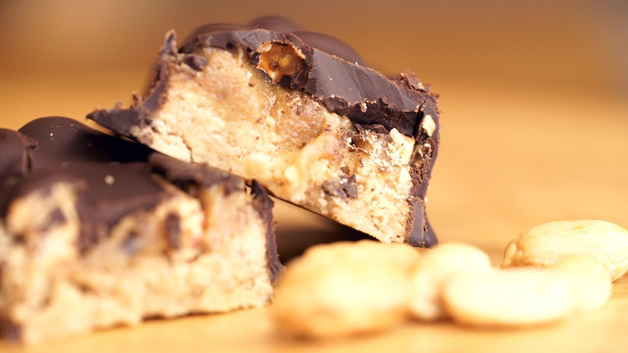 Vegan Snickers Protein Bars! 20g of Protein per Bar!
