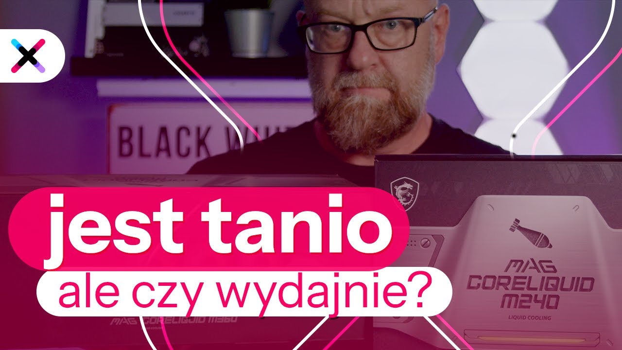 MSI CoreLiquid M240 i M360 / Test chłodzeń AIO w przystępnej cenie! | ft. @bIackwhiteTV
