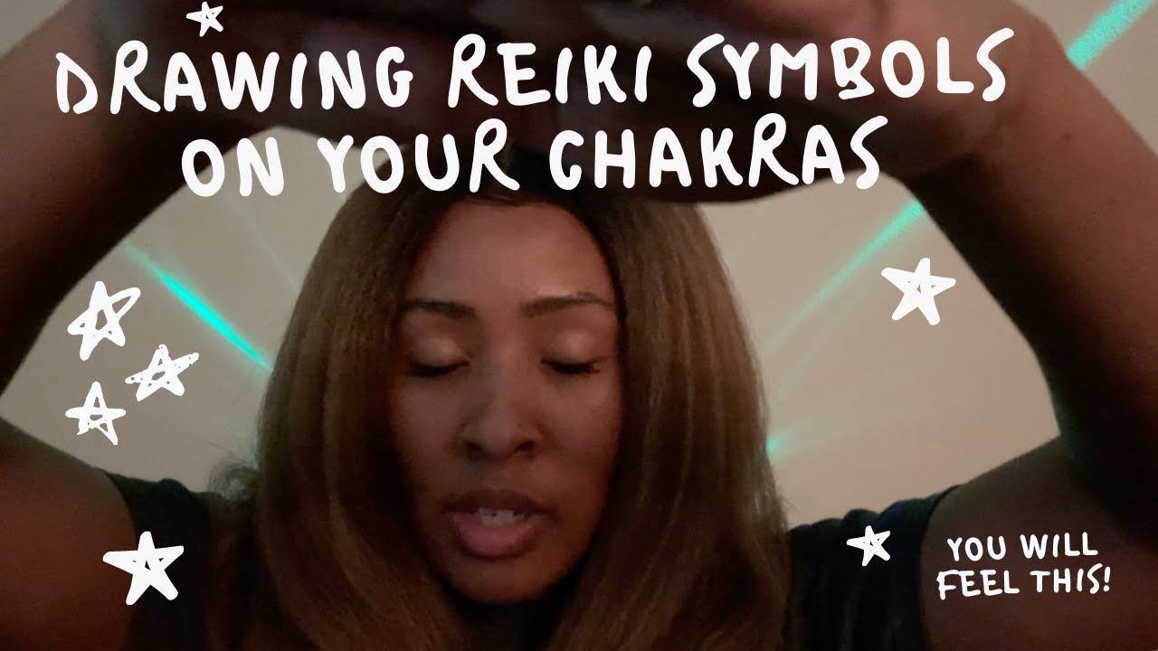 Drawing Reiki Symbols On ALL YOUR CHAKRAS For Protection :)