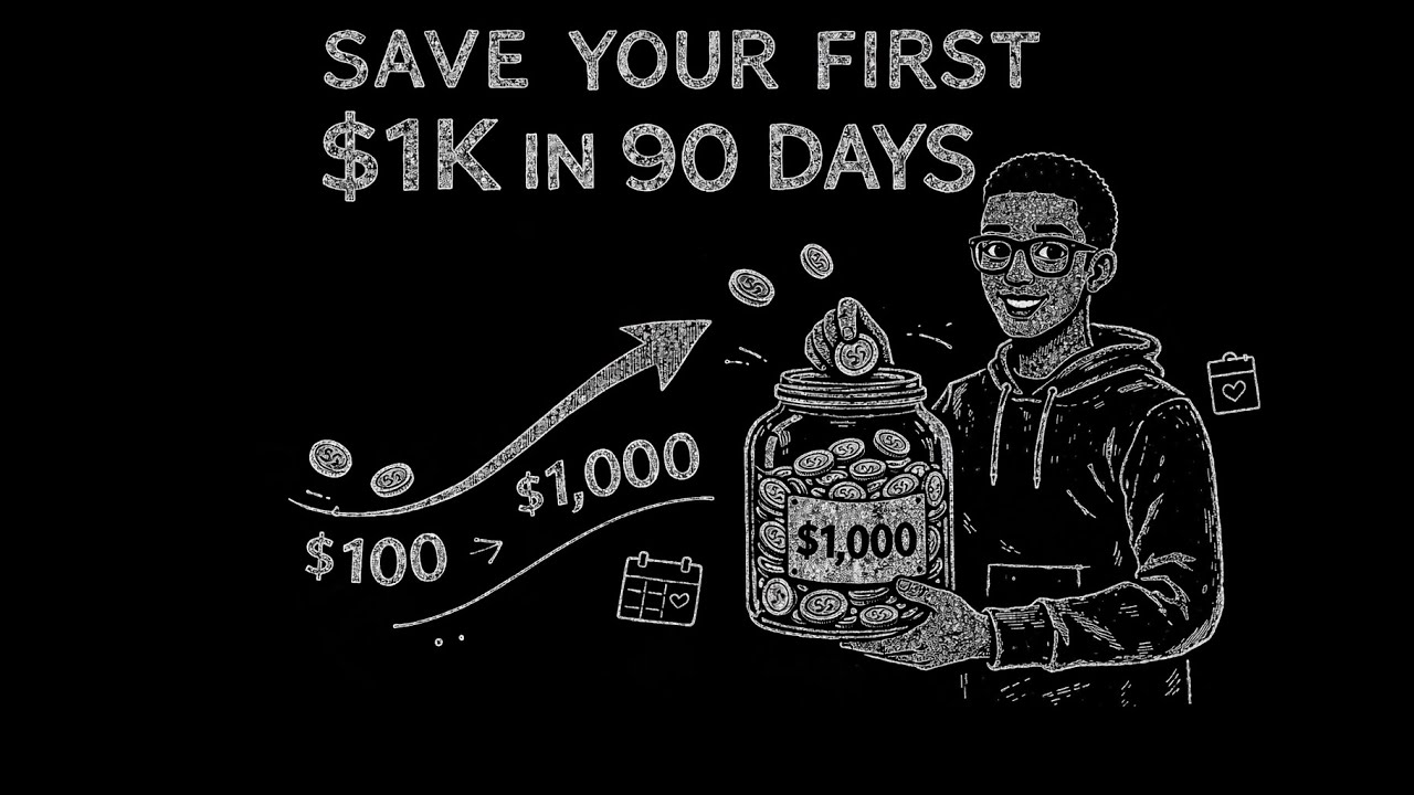 Save Your First $1,000 in 90 Days (Money Saving Tips)