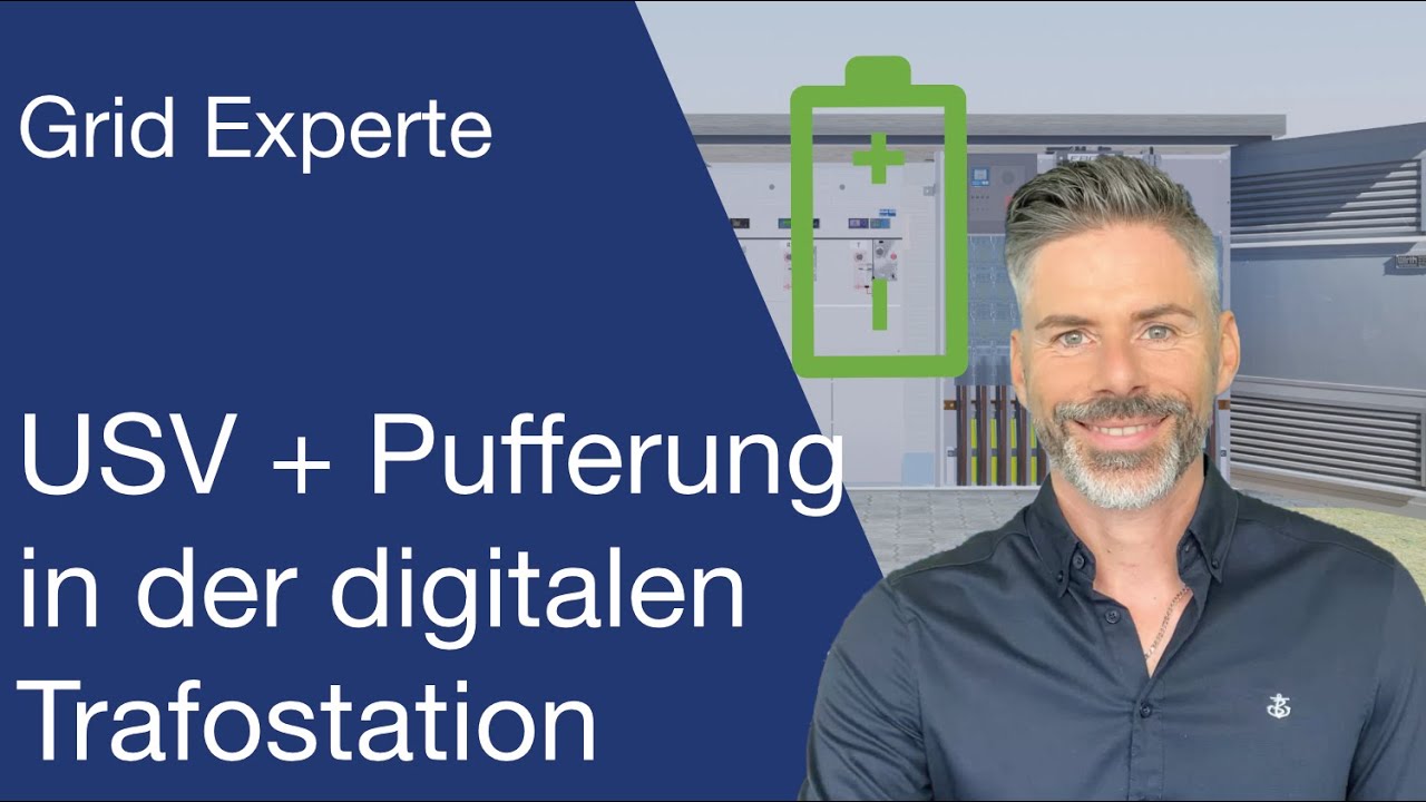 Pufferung und USV-Anlagen für digitale Trafostationen