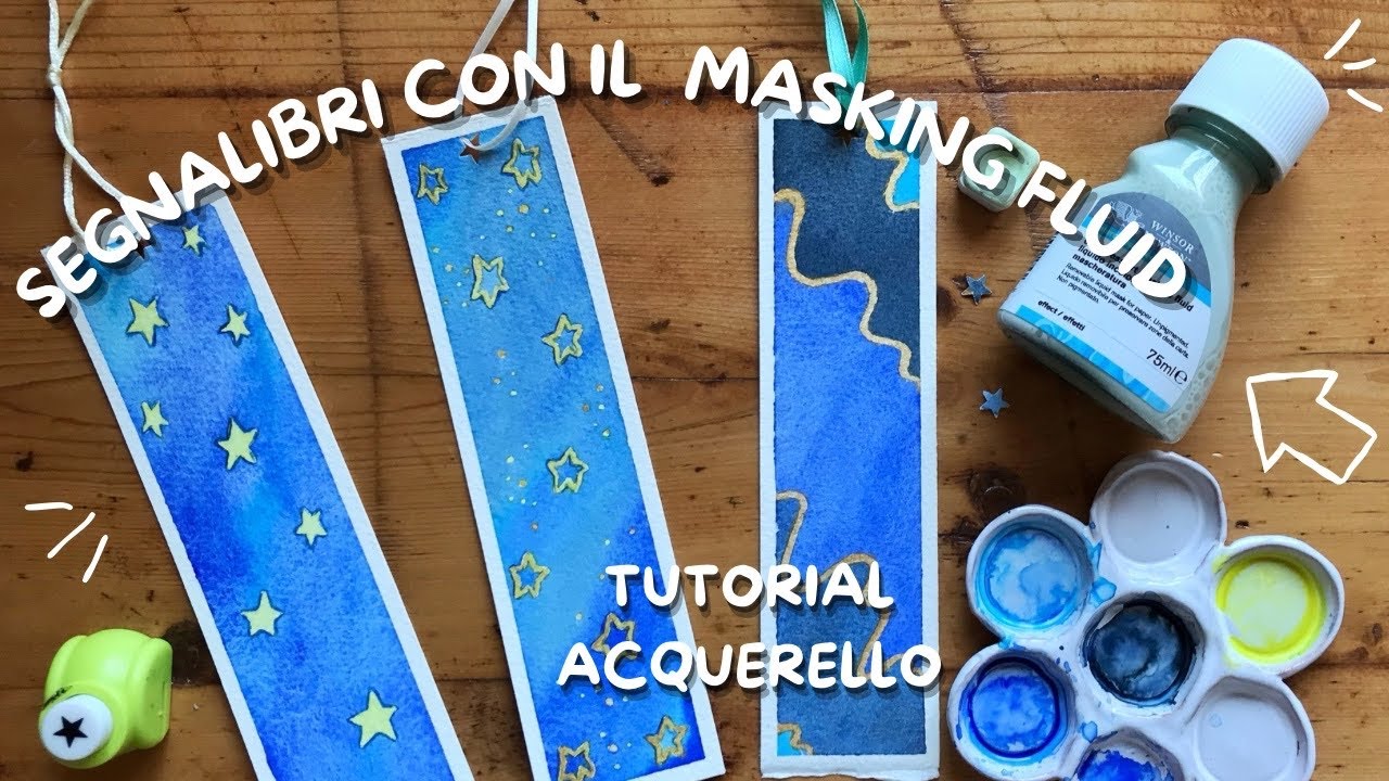 TUTORIAL SEGNALIBRI CON IL LIQUIDO MASCHERANTE | EFFETTI SPECIALI