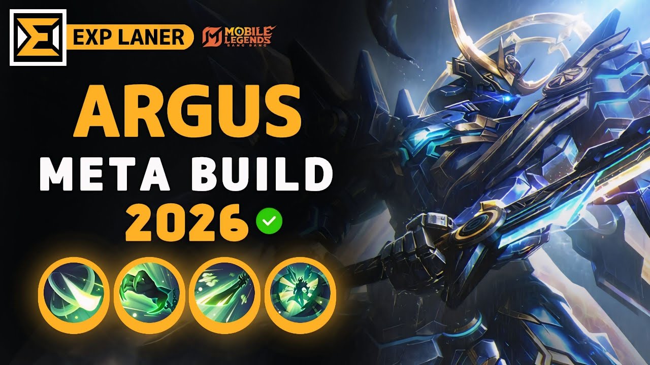 Argus NEW META Build 2026, Emblem, and Best Hero Counters | Mobile Legends