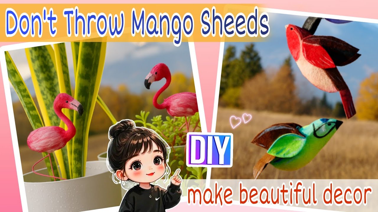 🥭 ki guthli se banao behtareen craft | Best Out of Waste Idea 🌿✨”