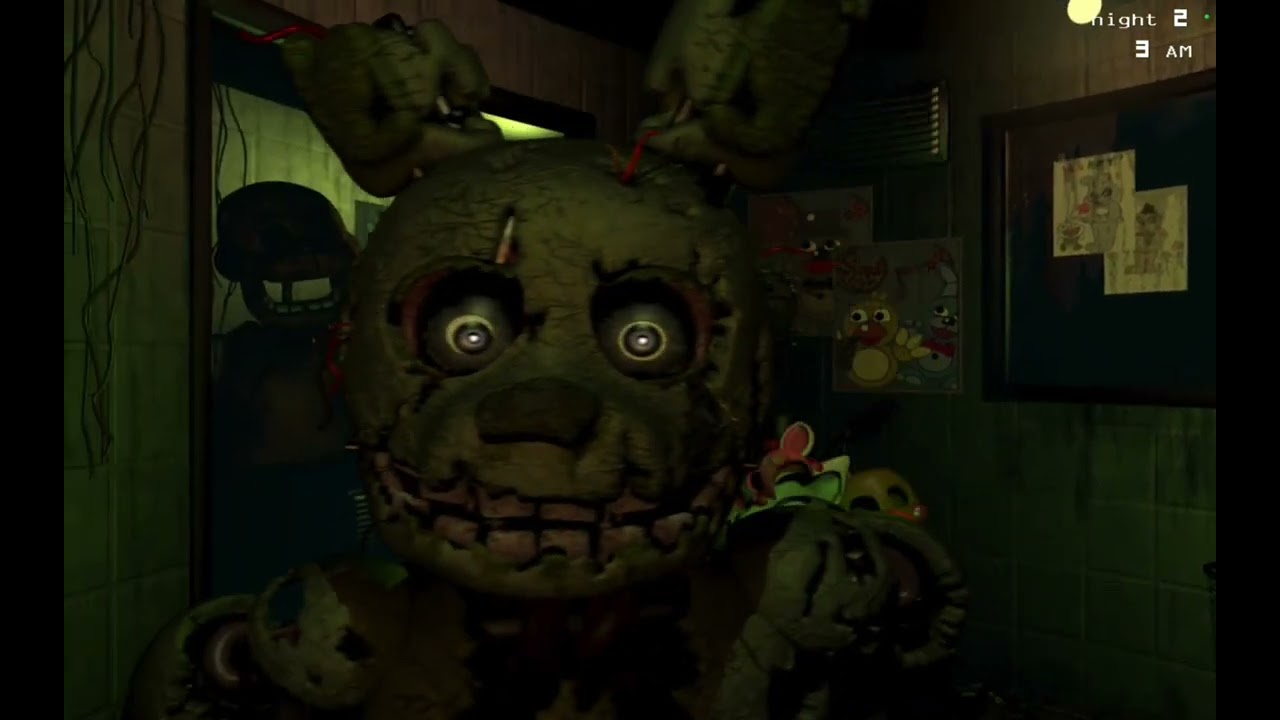 FNAF 3 OYNADIM!!!!