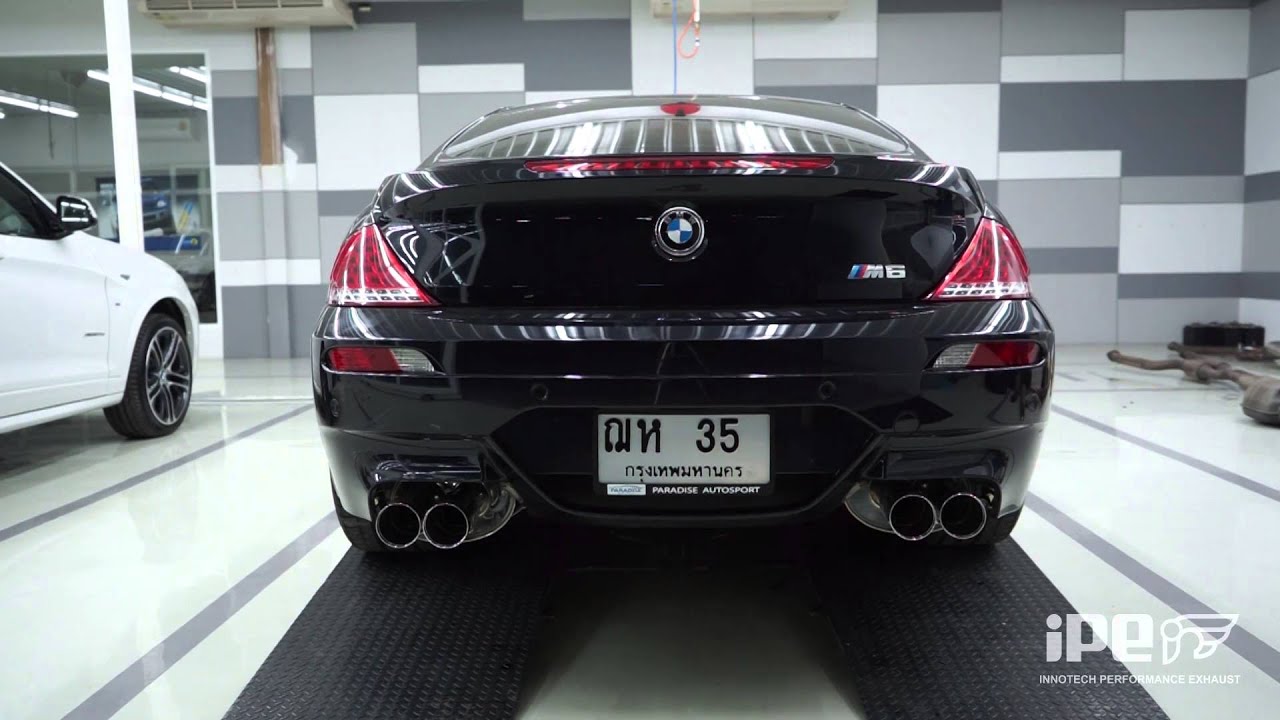 BMW M6 V10 w/ ipe Innotech performance exhaust  !!