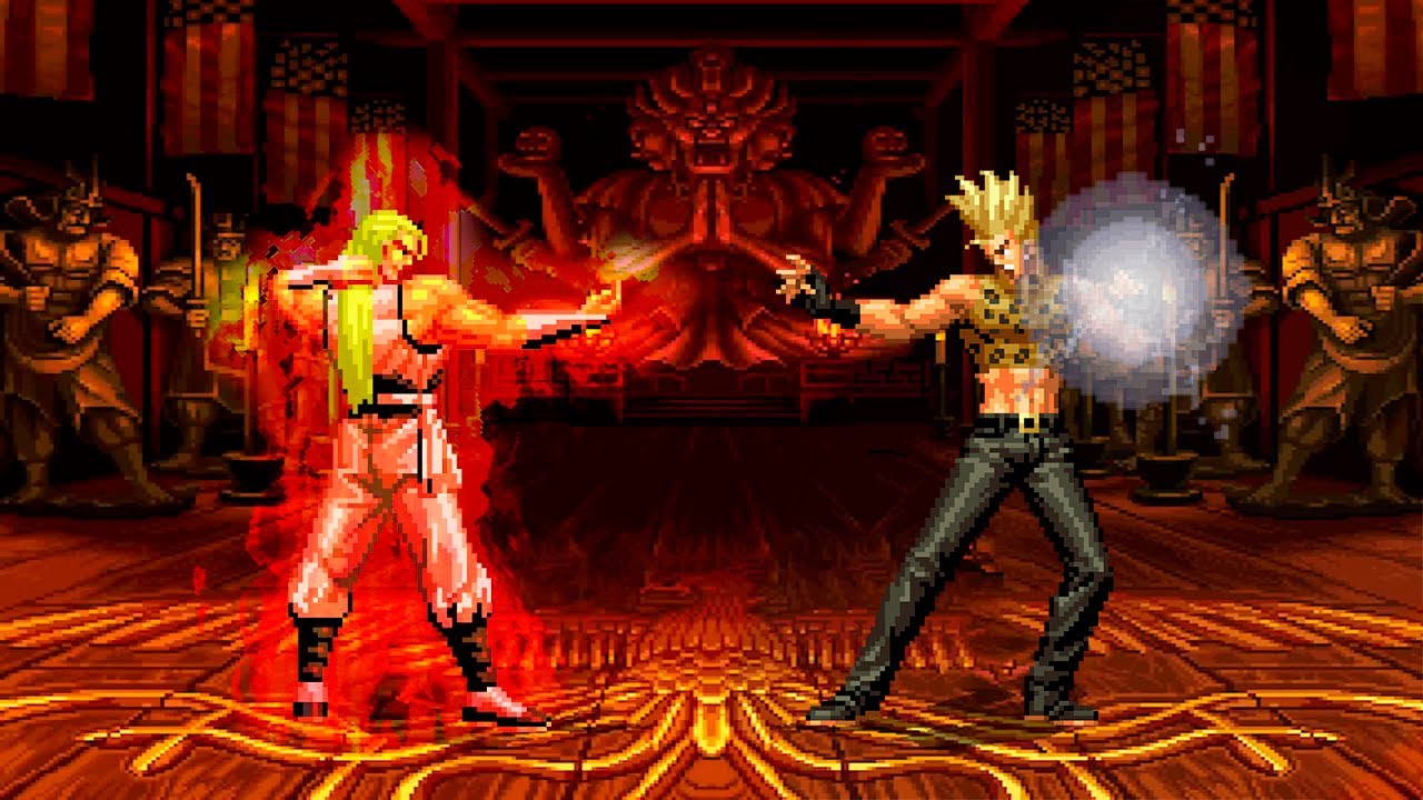 [KOF Mugen] Andy Bogard Team vs Benimaru Nikaido Team