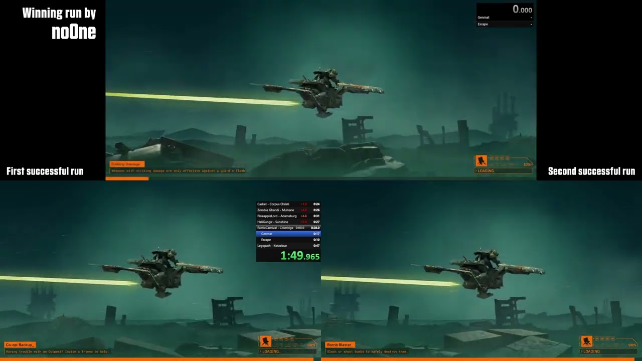 Meet Your Maker January 2026 Gauntlet (swords mastery) - side-by-side with @no0ne833