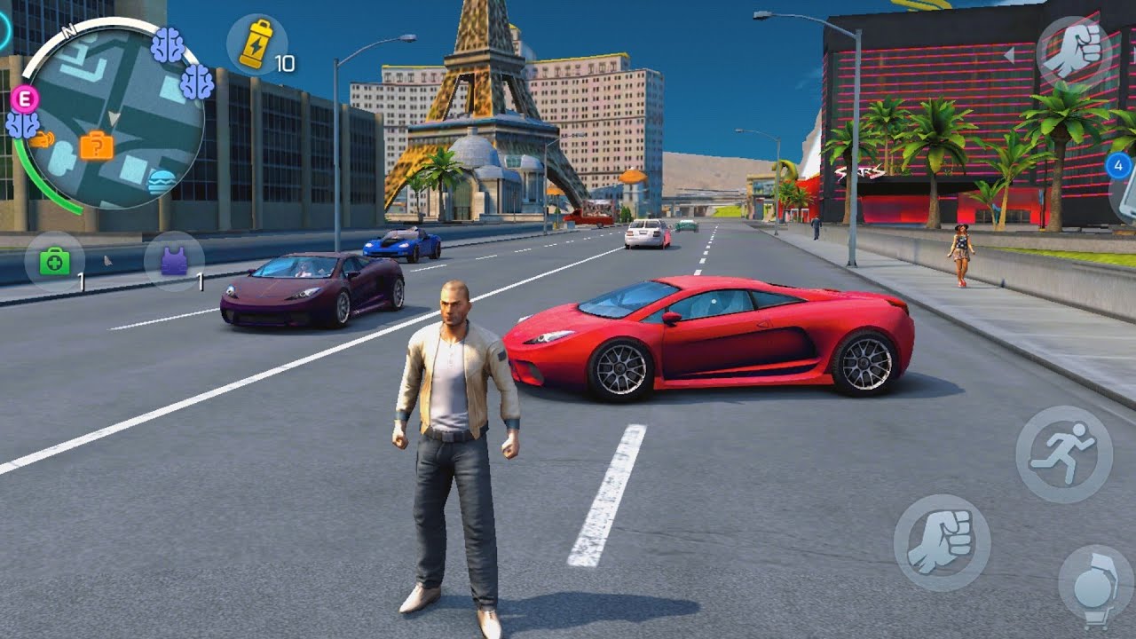 Gangstar Vegas 💥 Mafia Wars & Car Chase Gameplay