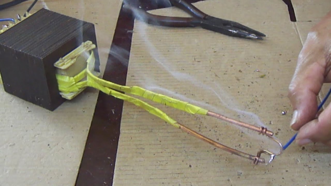 estou construindo um ferro souda passo a passo utilizando um transfomador