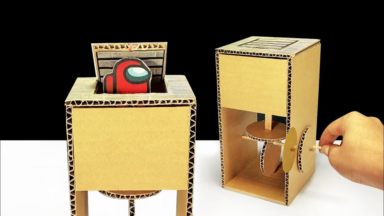 Cardboard Automata Among US Game