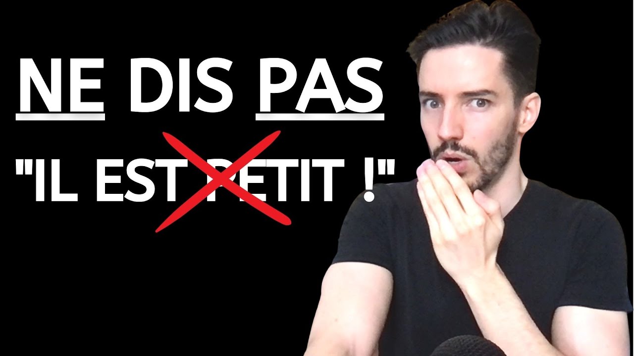Évitez le drame : 'il est petit' et ses répercussions