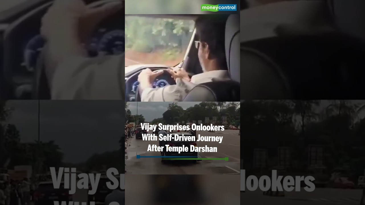 Tamil Nadu CM Vijay Drives 125 Km Himself After Temple Visit breaking the protocol