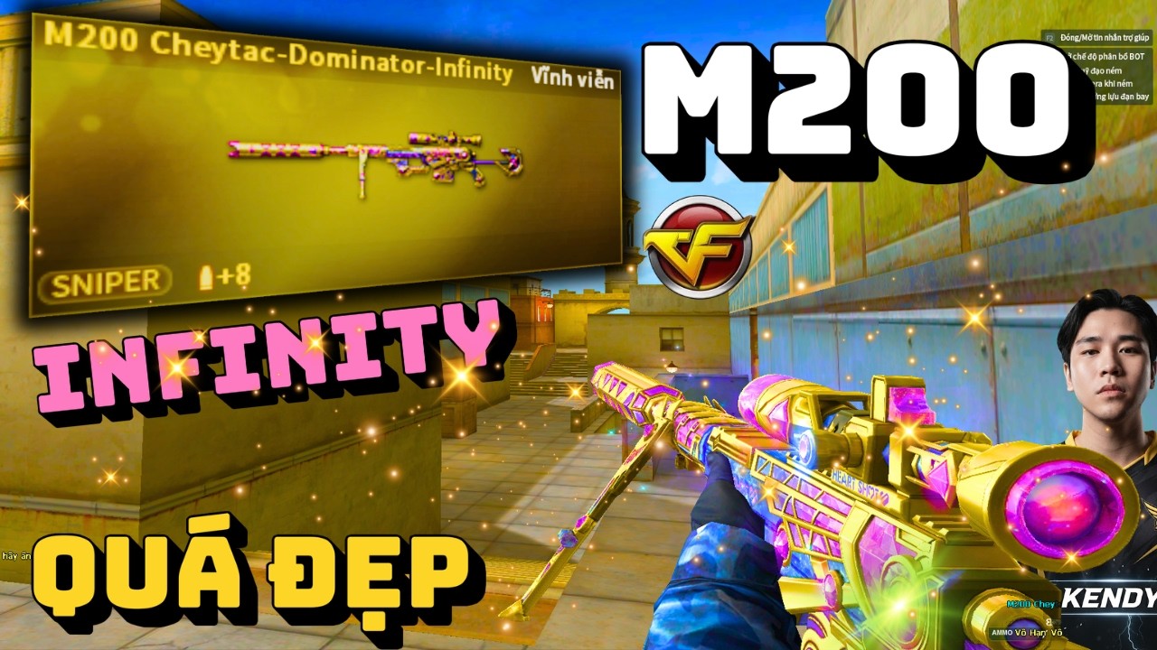 ► ĐỘT KÍCH CROSSFIRE: M200 INFINITY DOMINATOR CHEYTAC QUÁ ĐẸP CFVN I KENDY CROSSFIRE CF