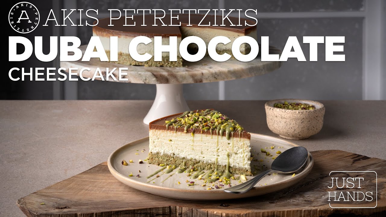 Dubai Chocolate Cheesecake | Akis Petretzikis