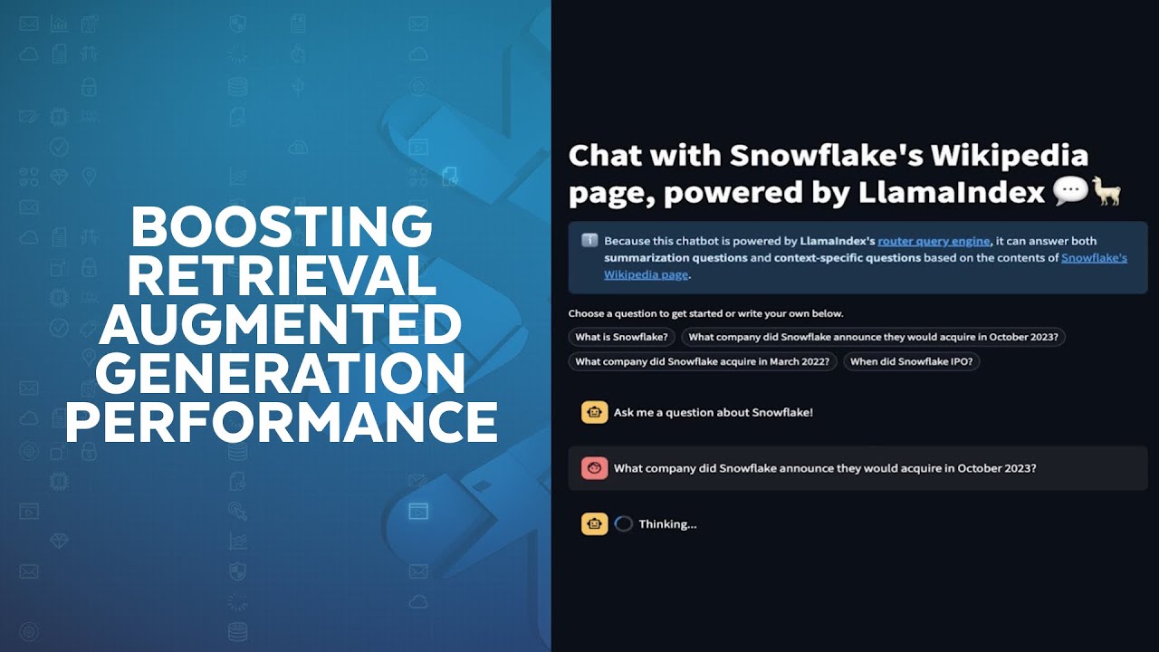 Snowflake BUILD | Retrieval Augmented Generation In The Real World