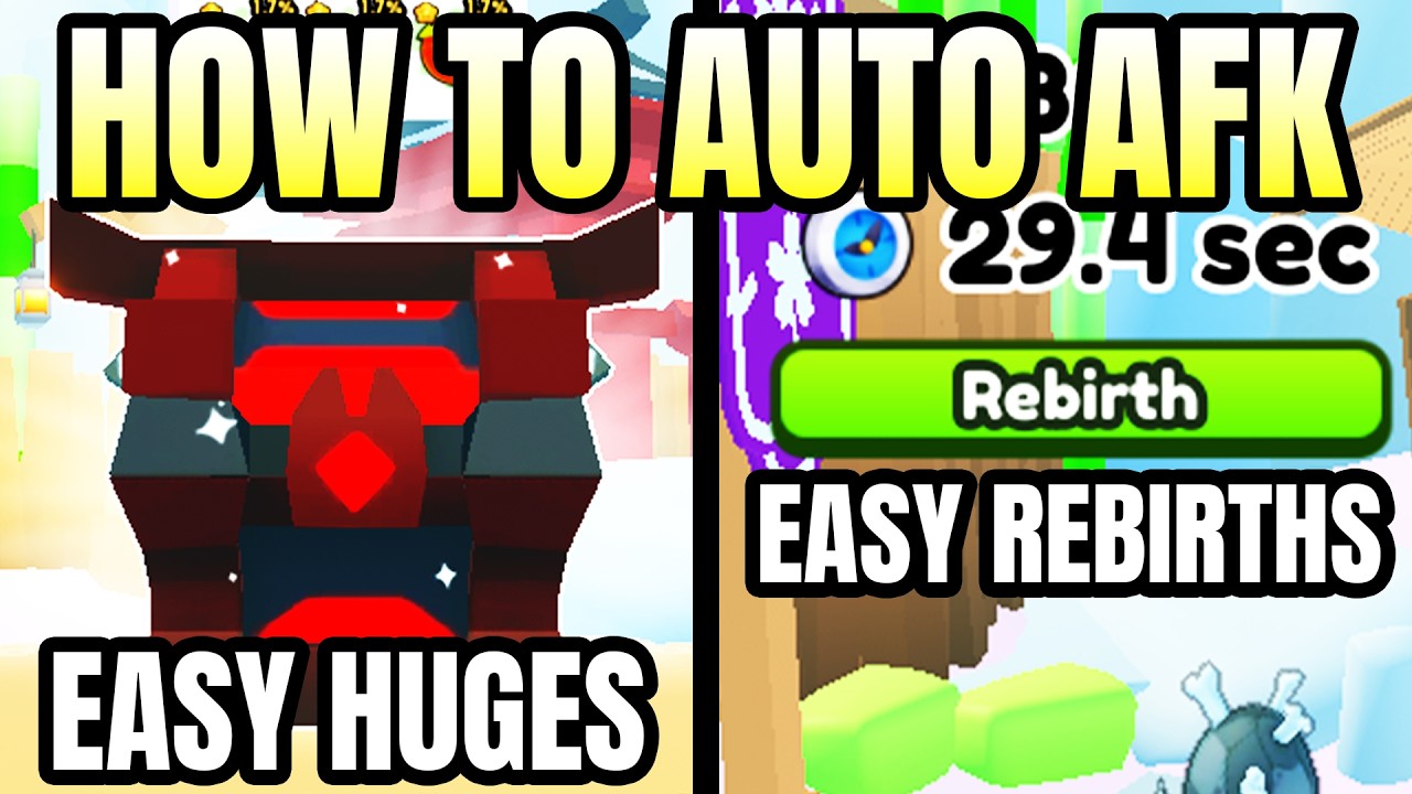 Jak włączyć auto AFK i auto rebirth w evencie Tap Hero w Pet Simulator 99 (Roblox)