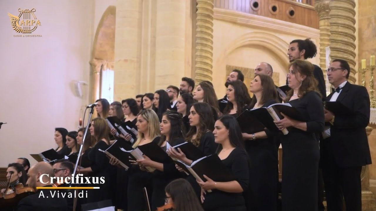 Antonio Vivaldi Credo rv 591 - 3rd movement Crucifixus Arpa Choir & Orchestra - Jamil Albittar