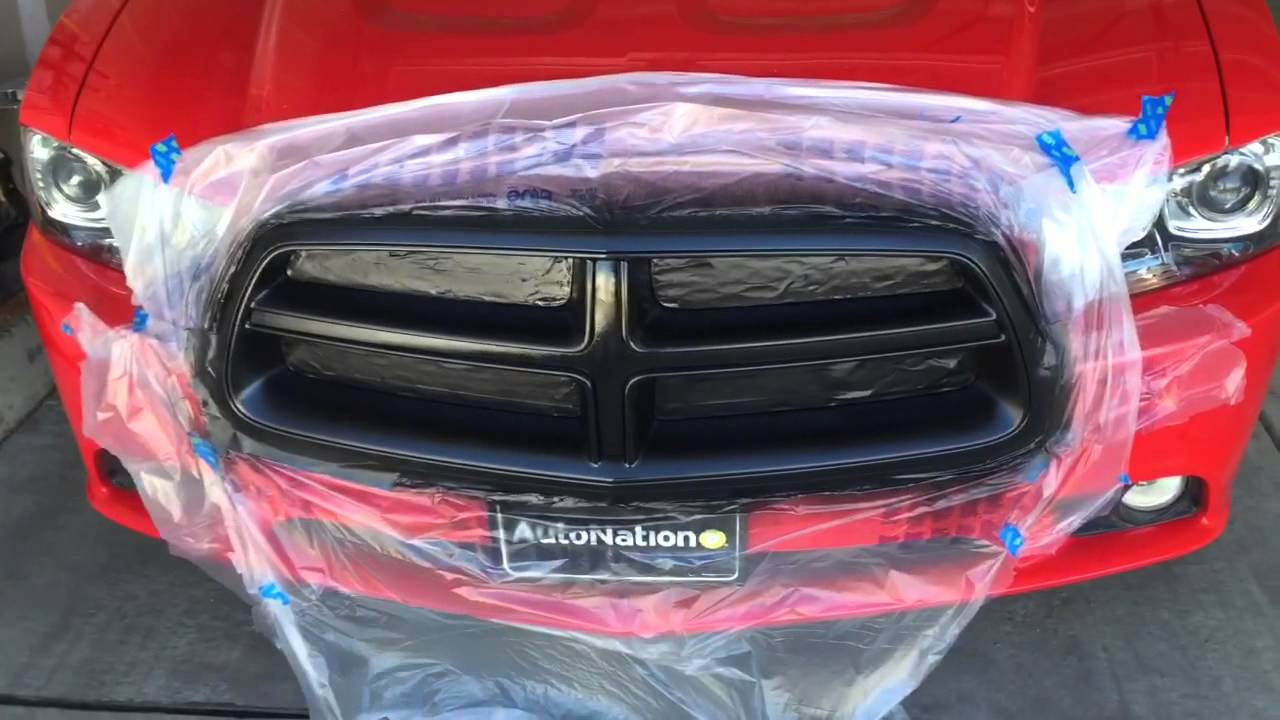 Plasti Dip 2014 Charger Grill