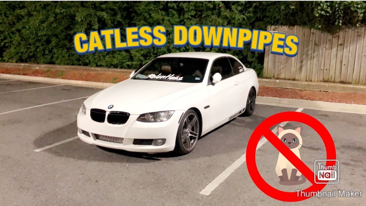 STEP BY STEP VRSF CATLESS DOWNPIPES INSTALL - BMW 335i N54