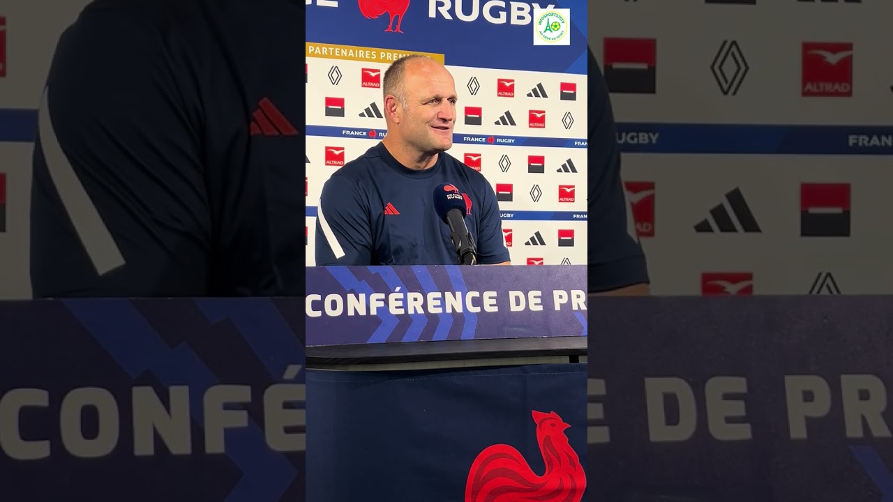 William Servat en conf&eacute;rence de presse avant match contre l&rsquo;Afrique du Sud - Tournoi d&rsquo;Automne 2025 