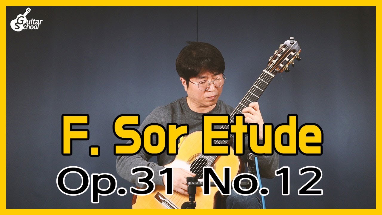 Fernando Sor etude Op 31 No 12