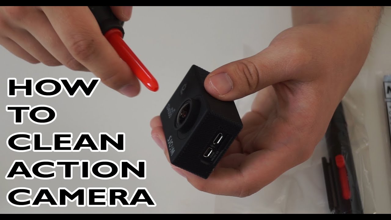 How to clean an action camera? Video Tutorial.