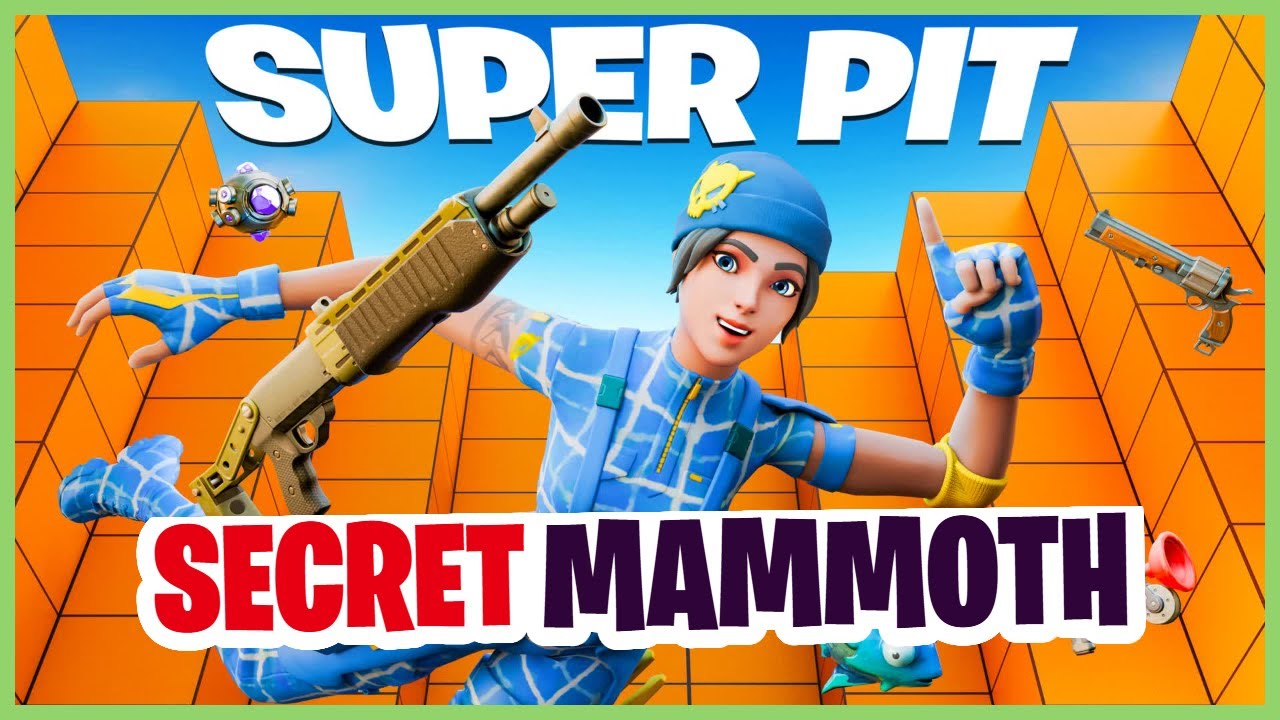 MAMMOTH PISTOL SECRET LOCATION in SUPER PIT Fortnite 🔥 (Full Unlock Guide)