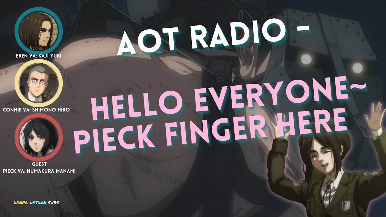 [ENG SUB] AOT RADIO - The Cart Titan, Pieck...FINGER???