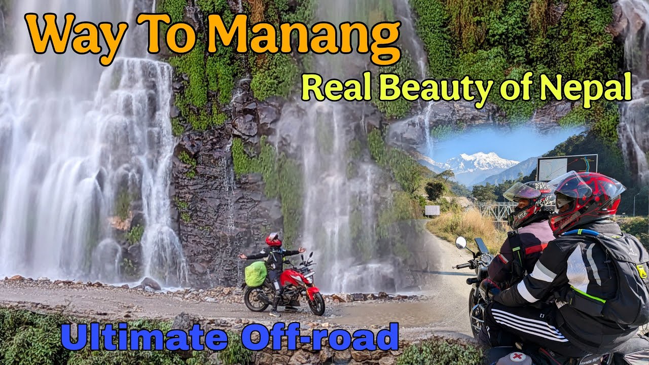 One Road, Endless Thrill 🔥 Off-road, Waterfalls & Raw Beauty of Nepal❤️✨ Besisahar to Manang Day - 3