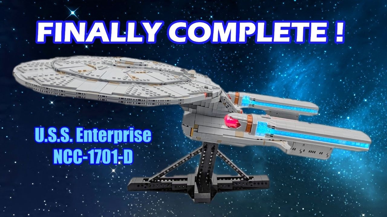 LEGO USS Enterprise NCC-1701-D – Final Build & Saucer Section Complete | Part 4 (FULL MODEL REVEAL)