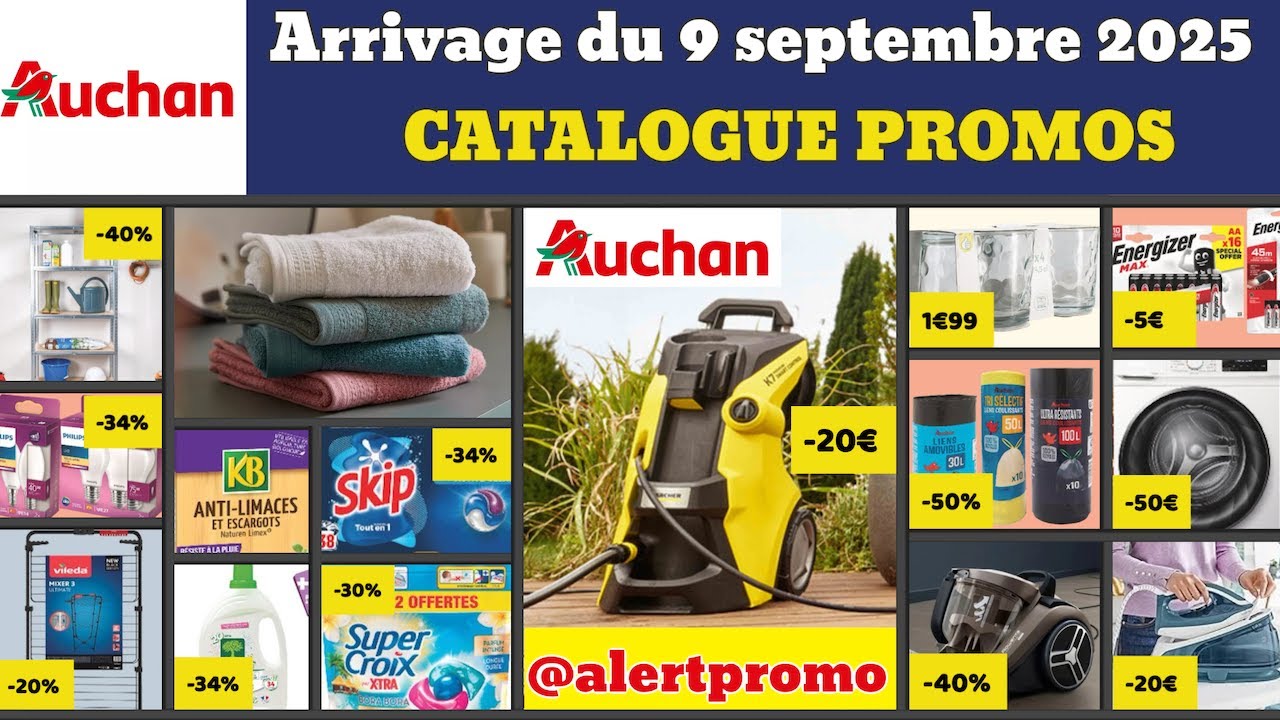 catalogue AUCHAN spécial maison du 9 septembre 2025 ✅ Arrivage maison déco 🔥 promos deals pub