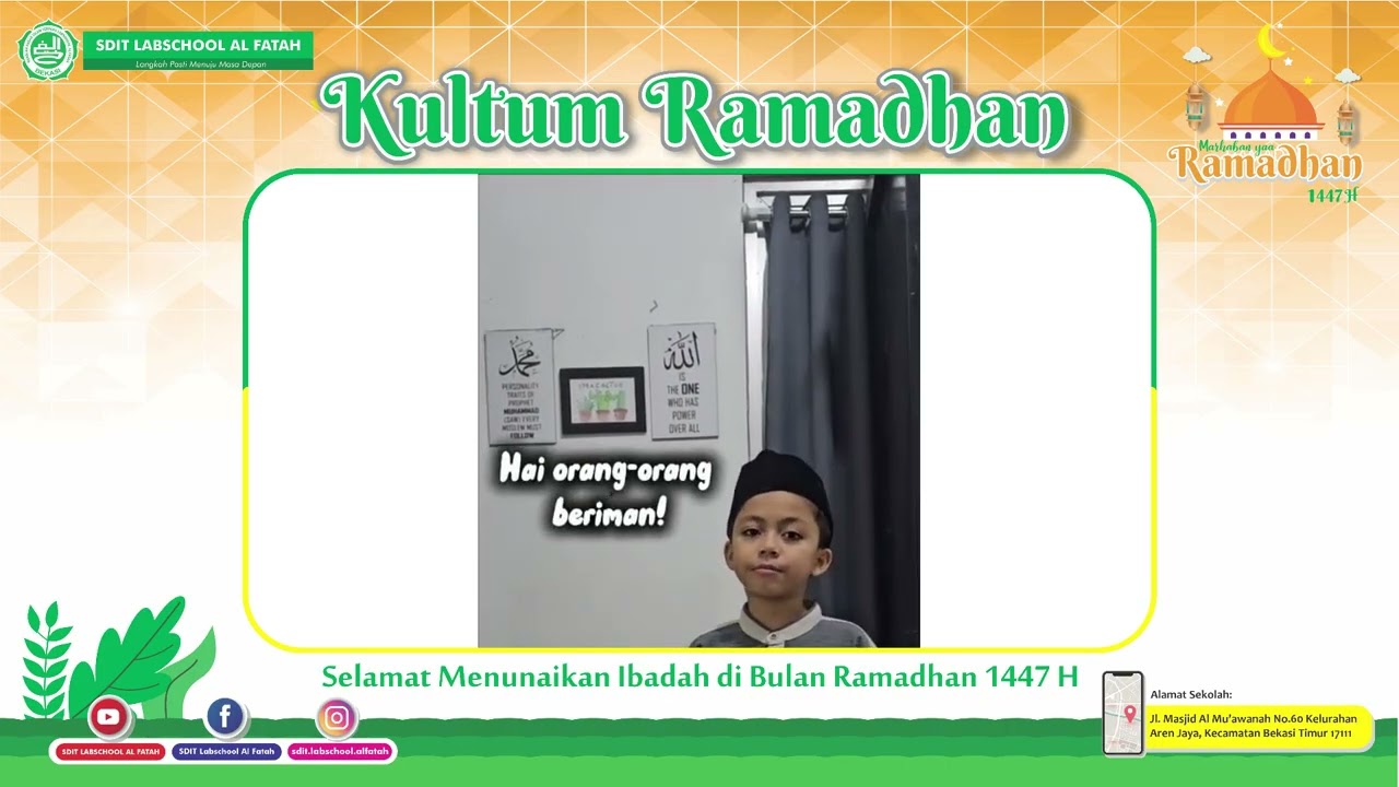 Kultum Ramadhan 1447 H, Hari ke 4 oleh Muhammad Abdul Jabbar