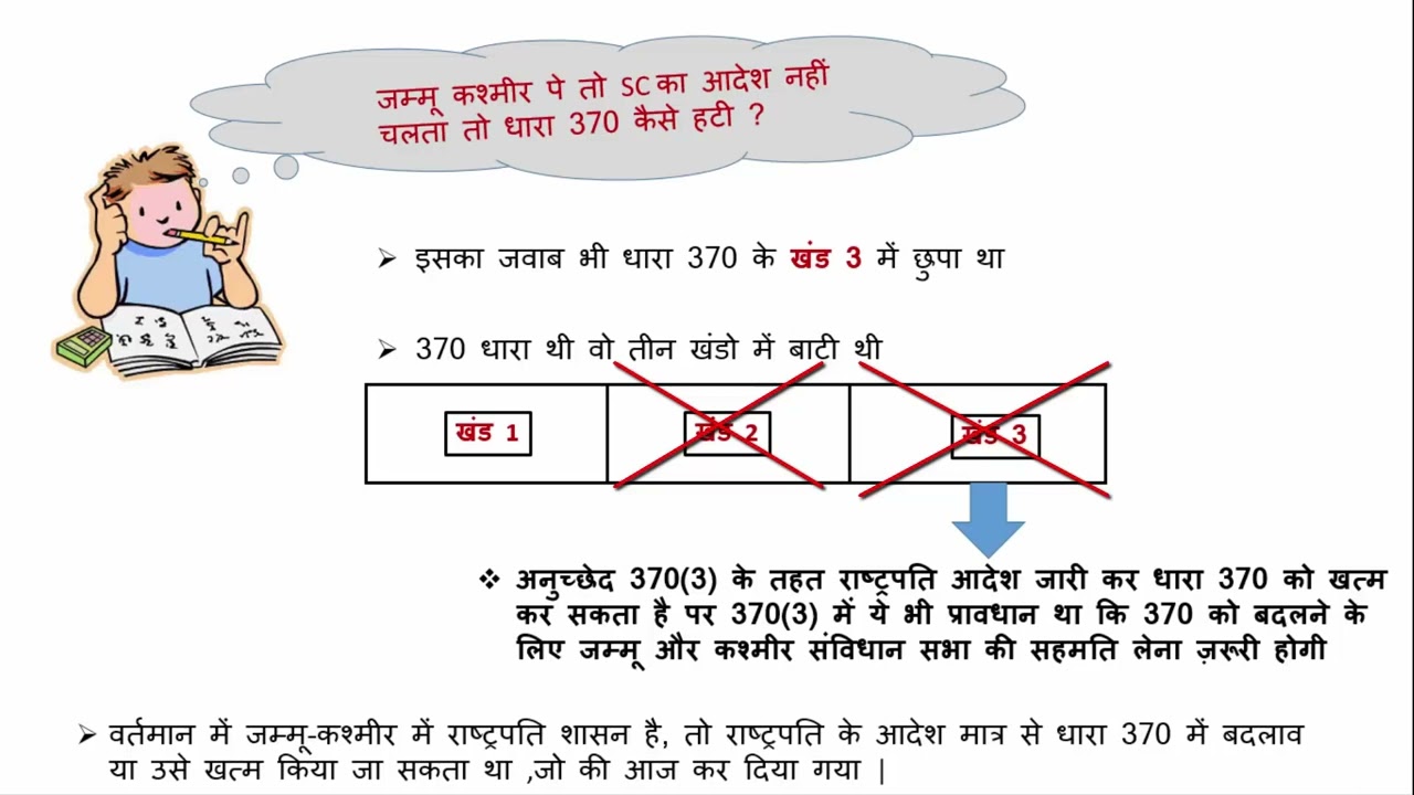 Article 370 And Article 35A In Hindi  Jammu  Kashmir Union .mp4