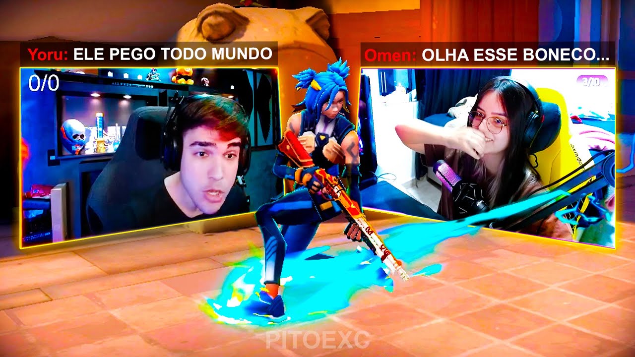 Amassando Streamers com Movimenta&ccedil;&atilde;o de Neon