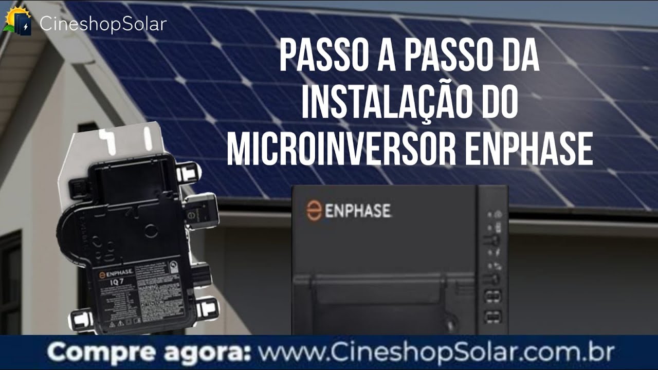 Passo a passo instalação Microinversor Enphase