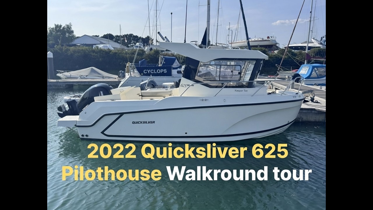 Quicksilver 625 Pilothouse walkaround