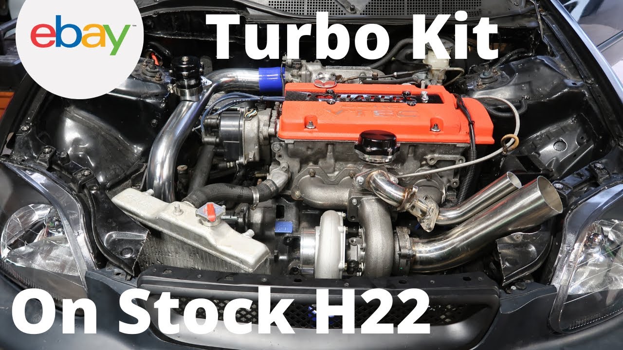 Installing The H22  Ebay Turbo Kit