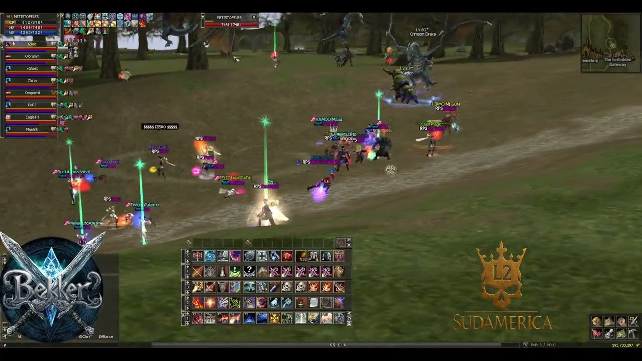 BLOODY DECARBIA PVP VS PB/DG | L2 Sudamerica Interlude x10