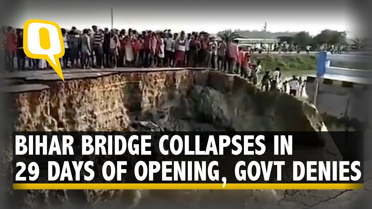 Rs 263 Crore Bihar Bridge, Built Over 8 Years, Collapses in 29 Days But Nitish Govt in Denial