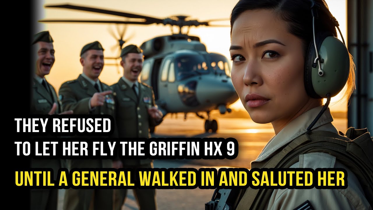 They Refused to Let Her Fly the Griffin HX 9 — Until a General Walked In and Saluted Her