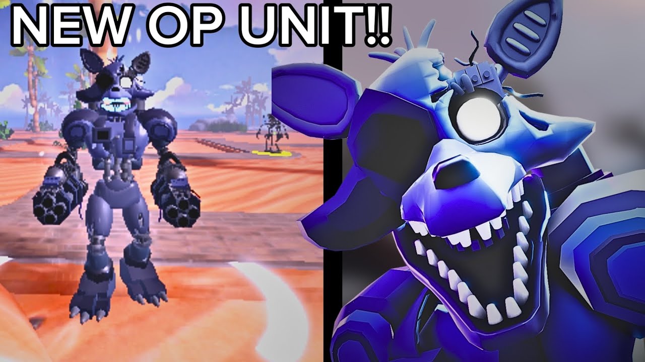 I got the NEW OP UNIT WAR MACHINE FOXY in Five Nights TD 2!! (Fntd 2)