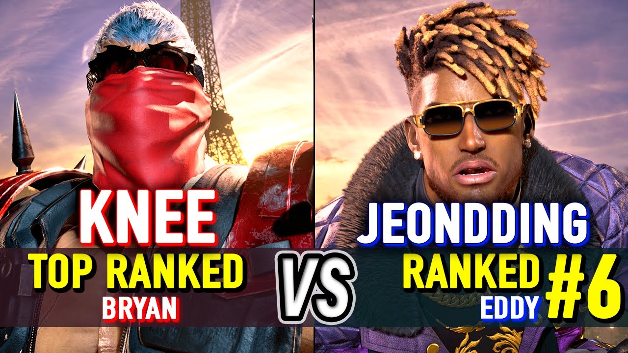 T8 🔥 KNEE (Top Ranked Bryan) vs JEONDDING (#6 Ranked Eddy) 🔥 Tekken 8 High Level Gameplay