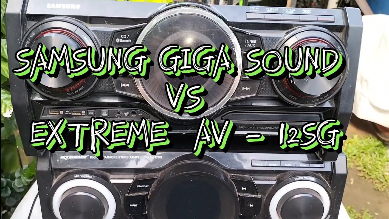 SAMSUNG GIGA SOUND VS EXTREME AV -12SG AMPLIFIER