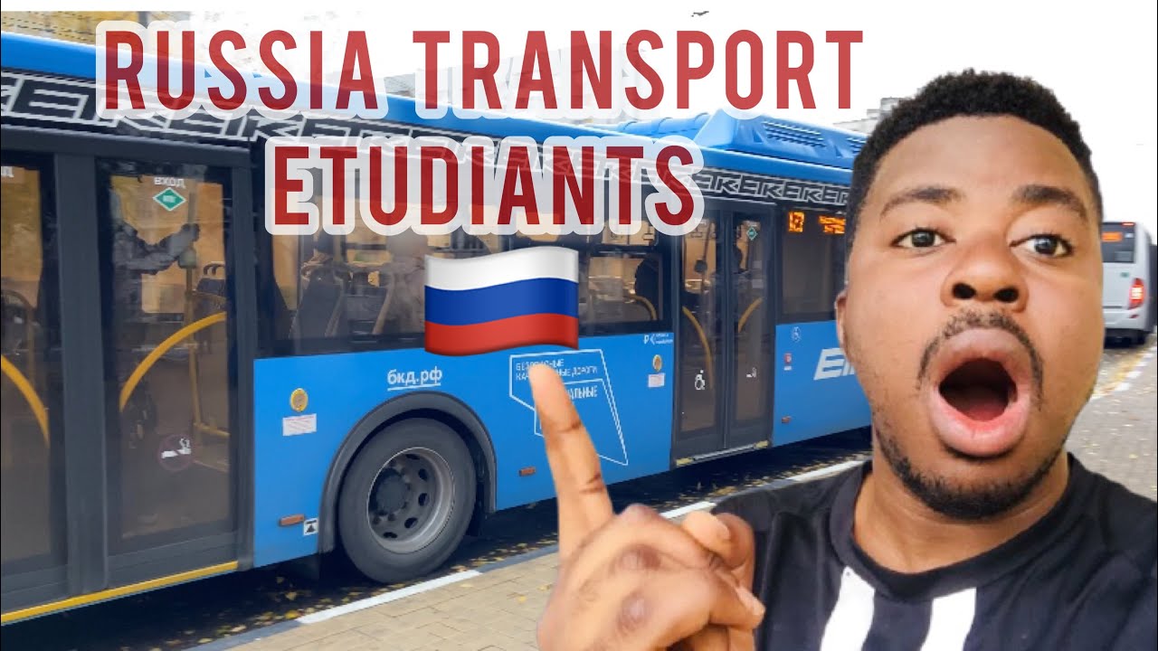 RUSSIA 🚌 LES BUS DE TRANSPORT POUR LES ETUDIANTS 👈🏽