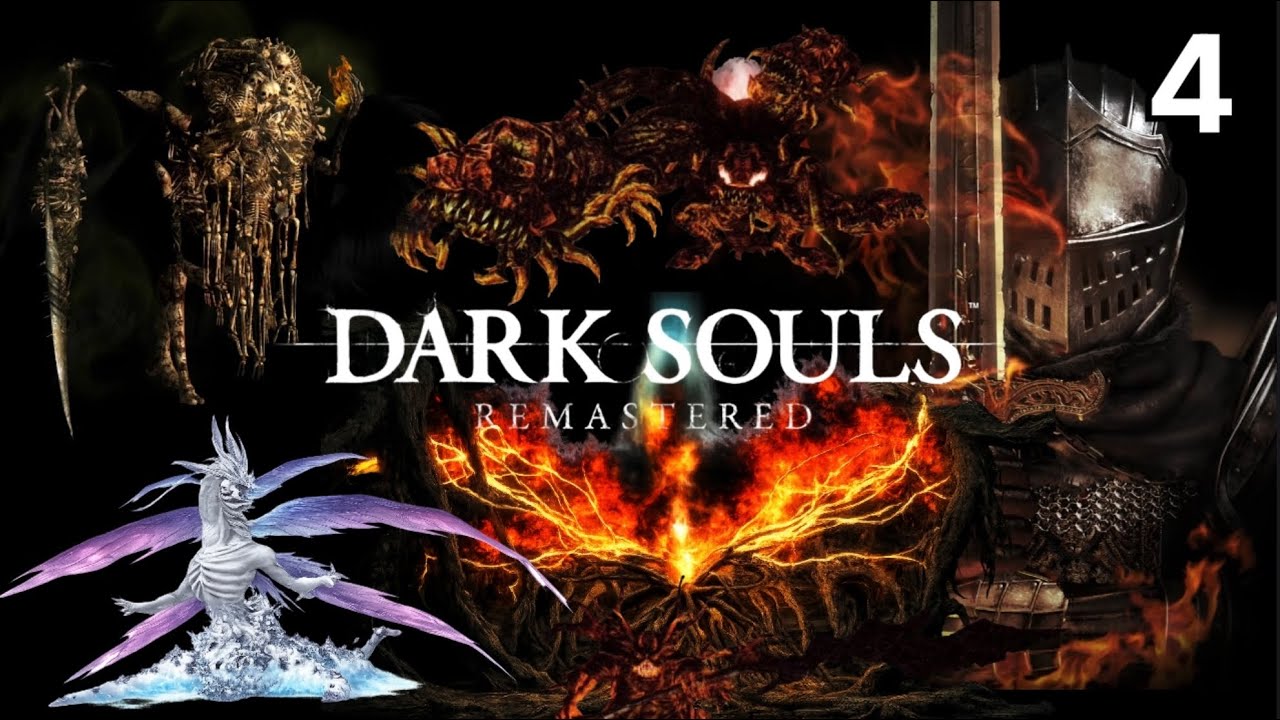 🔥 Dark Souls 1 EP4 | قلب الجحيم – مواجهة أقوى زعماء اللعبة