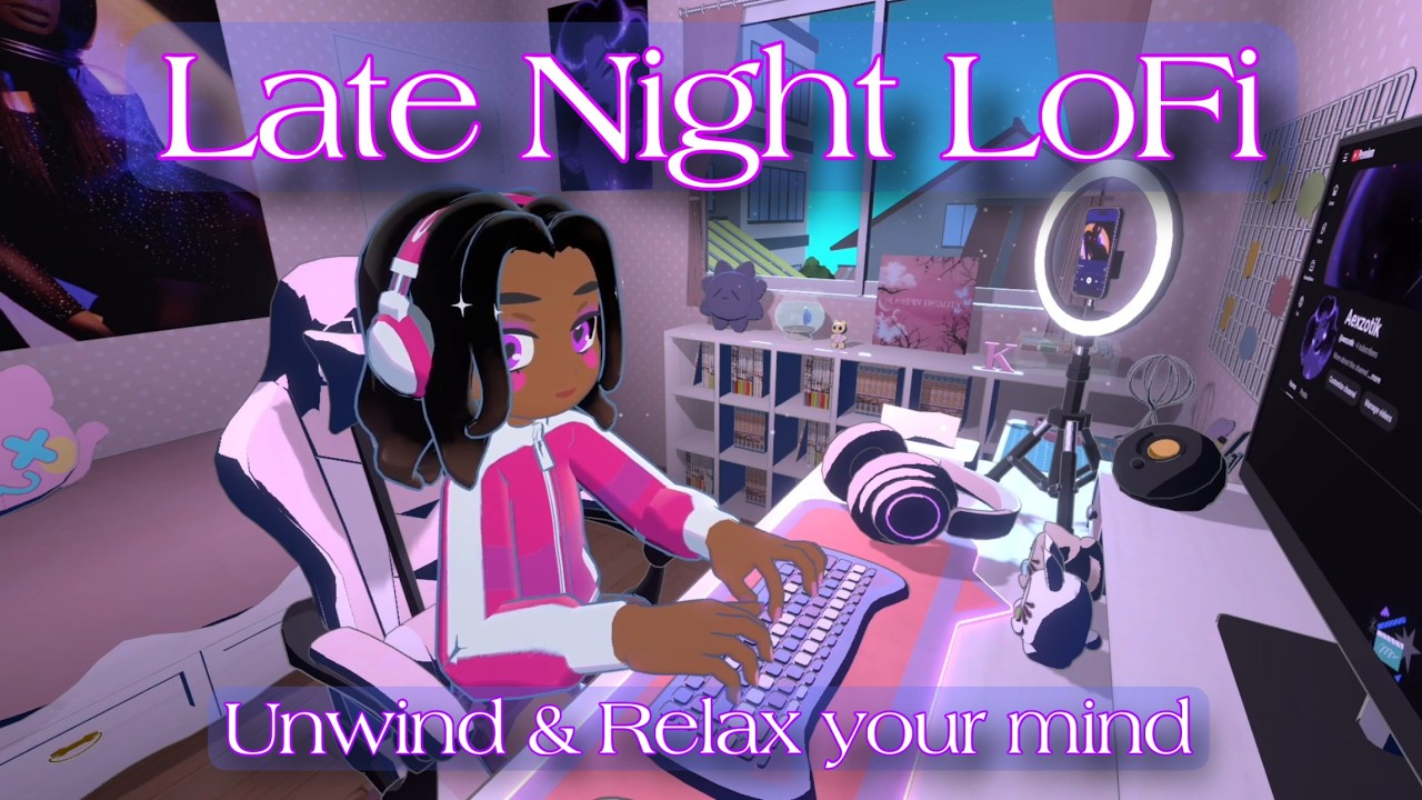 Late night Lofi Beats to help unwind & relax your mind | Chill/Study/Focus | Synthwave Beats