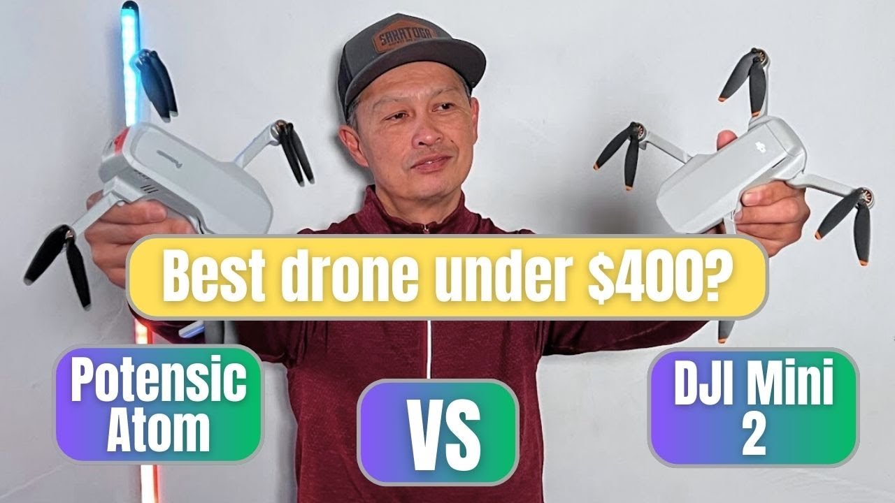 DJI Mini 2 vs. Potensic Atom - Best cheap 4k drone with stabilization