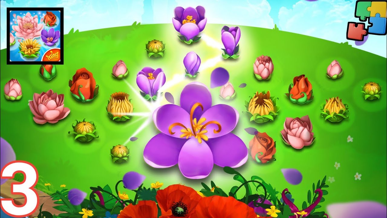 ✅ Blossom Blast Saga Gameplay | Puzzle Challenge Gameplay | Saga Gameplay