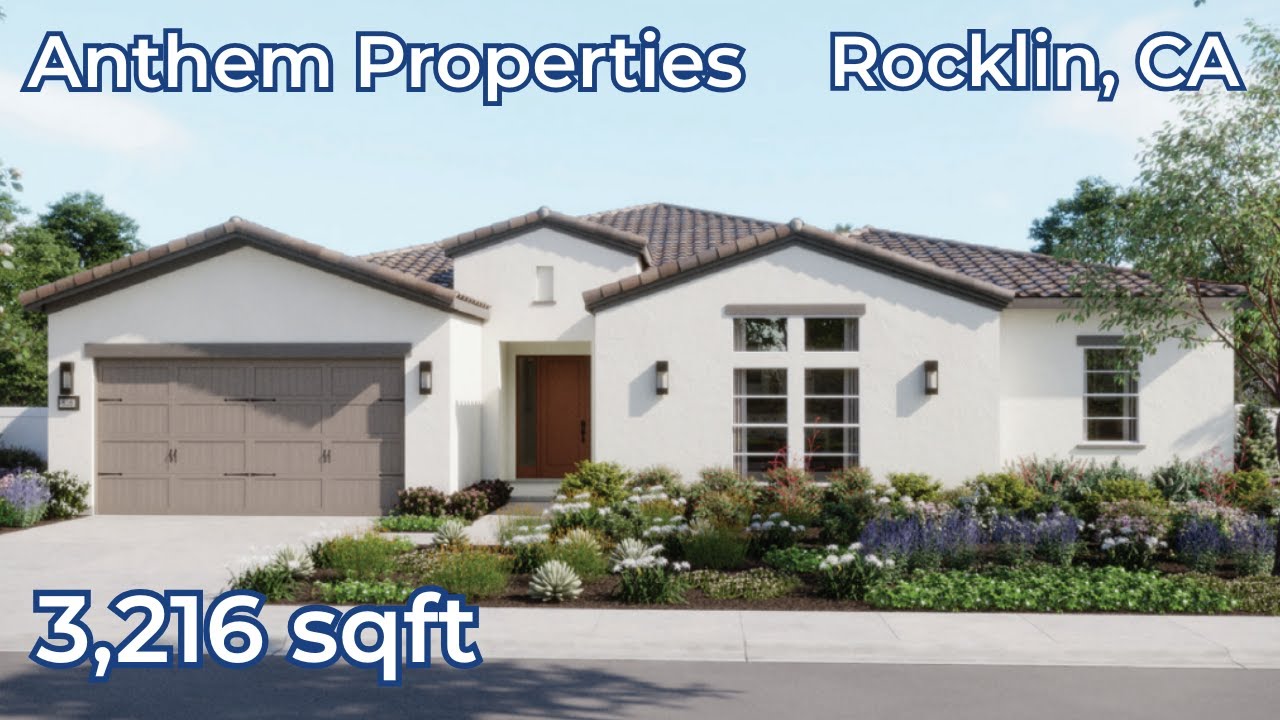 Finale at Whitney Ranch |  Plan 1 ~ 3216 sqft |  by Anthem Properties | Sacramento Real Estate